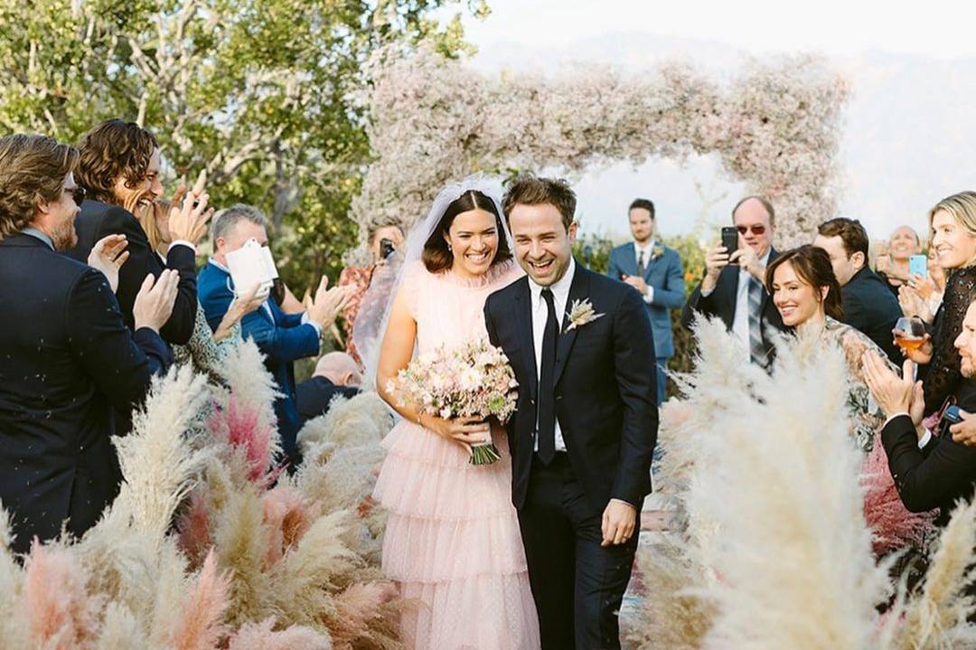 25 Times Celebrity Brides Chose Non-White Wedding Dresses 