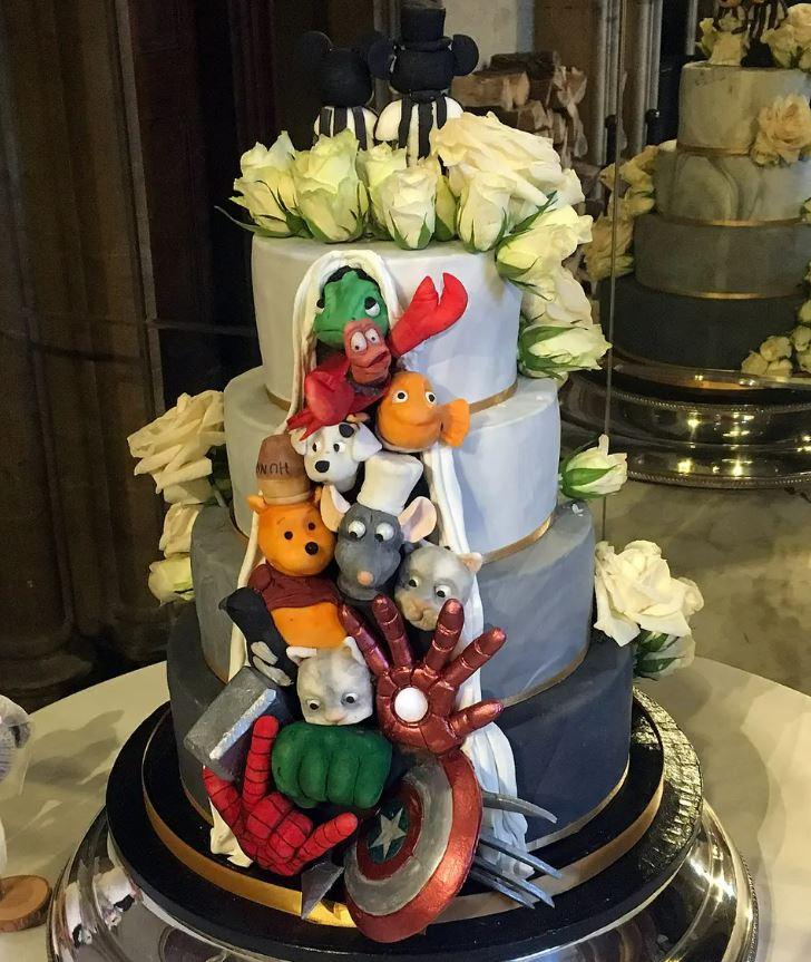 These Disney Inspired Wedding Cakes Are Jaw-Dropping