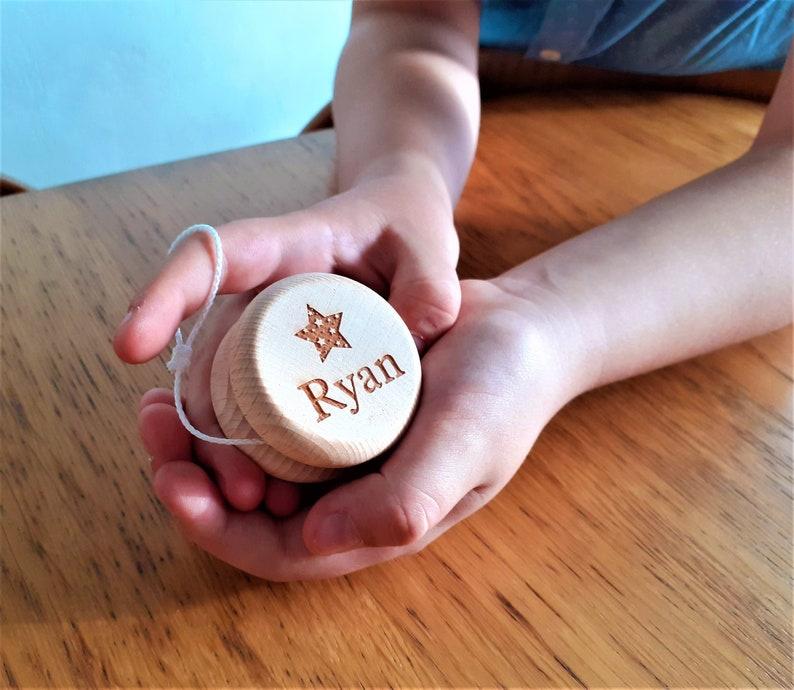 Personalised yoyo as a gift for kids at weddings