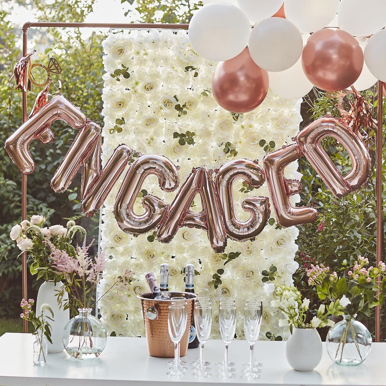 Acrylic / Wood Diamond Ring Engaged cake topper Wooden Engagement cake  topper Wedding Engagement party decorations - AliExpress