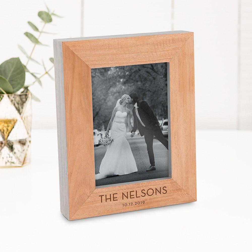 Wooden photo frame