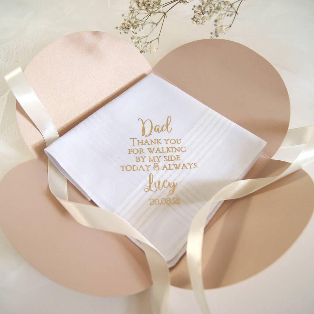 TO MY DAD ON MY WEDDING DAY-FATHER OF THE BRIDE OR GROOM CARD 