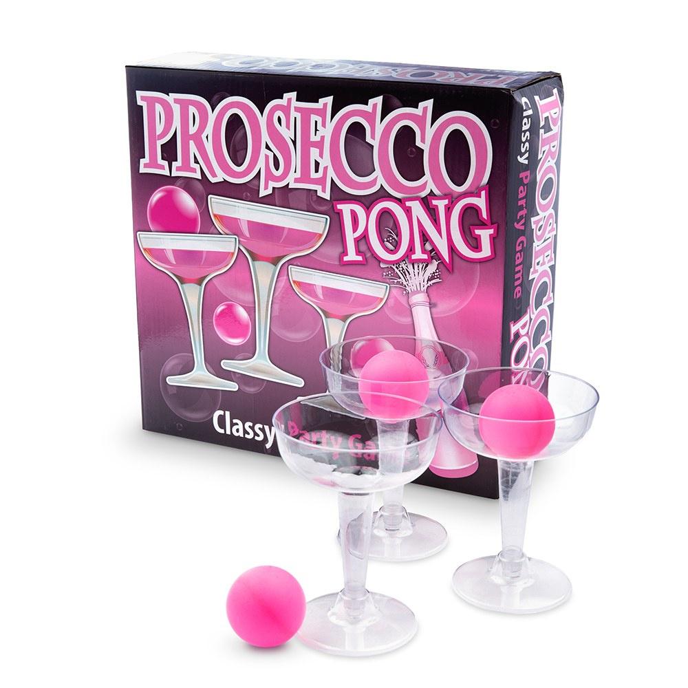 Prosecco pong wedding game