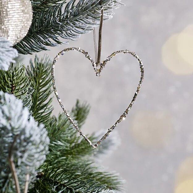 Glitter Christmas tree decoration