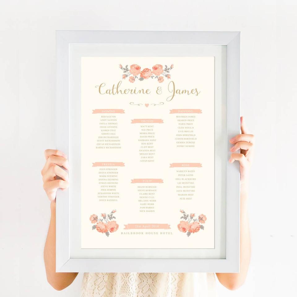 36 Unique Wedding Table Plan Ideas (and Tips for Creating Your Own ...