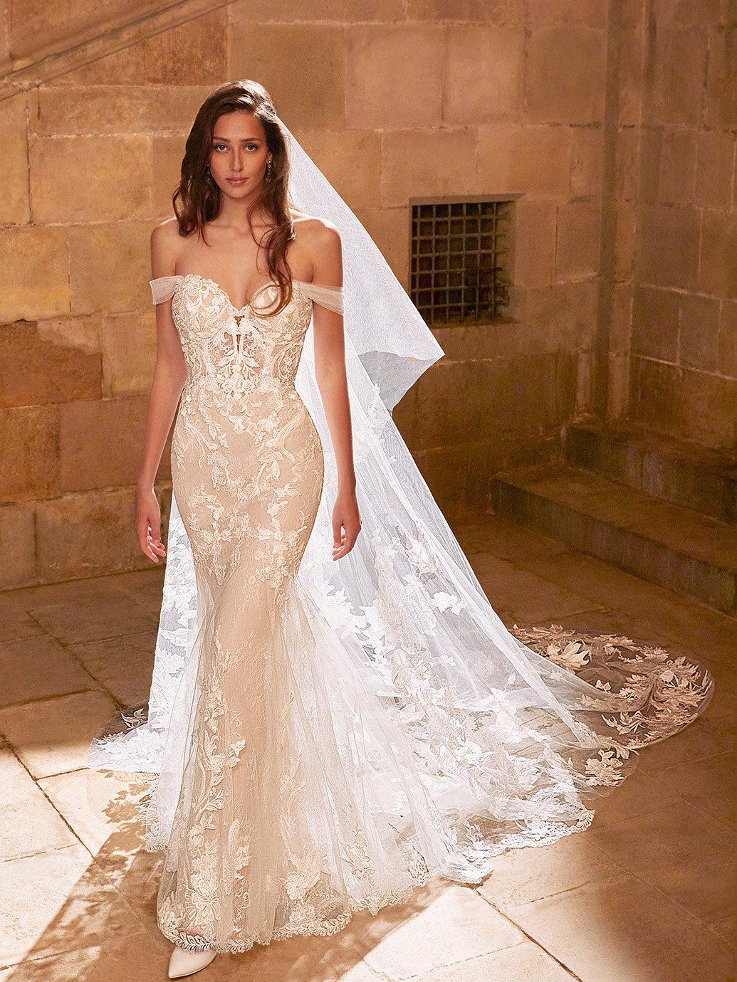 Etoile Evangeline wedding dress from the front