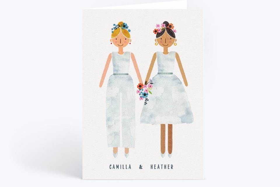 35 Inclusive Wedding Cards that Represent all Couples