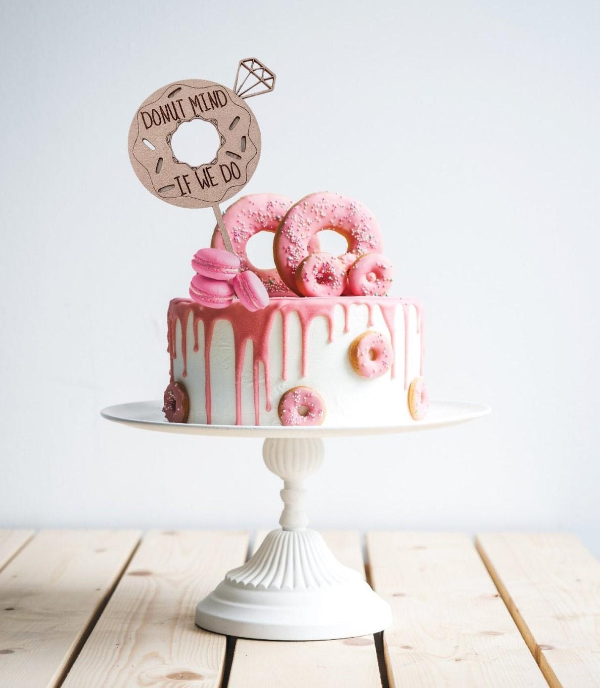 Love Wedding Acrylic Cake Topper Happy Birthday Plug Cake Decoration Hell Rosa 