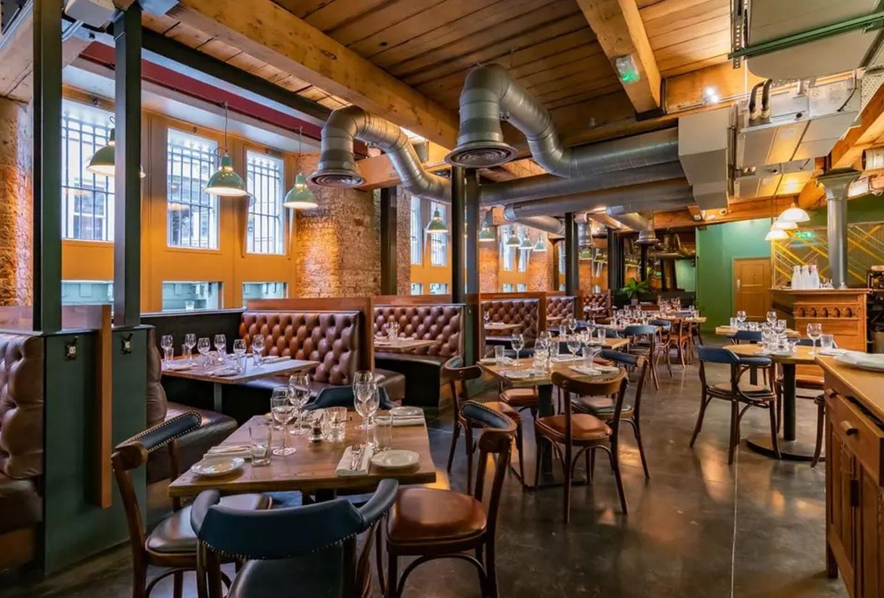 An image of the interior at The Fountain House an industrial venue