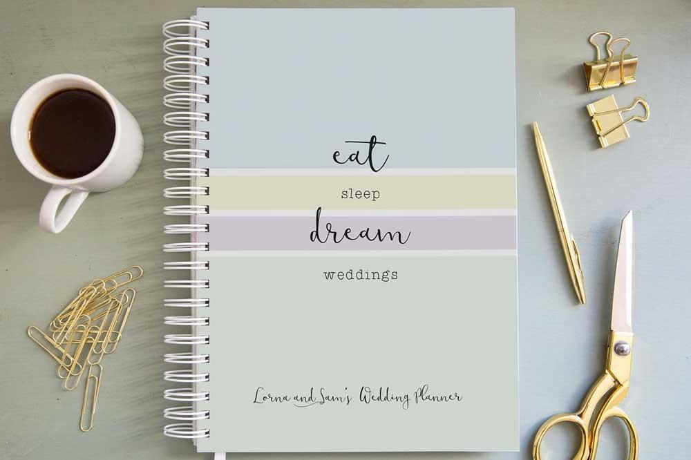 Wedding Journal and Notebook Organizer 30 Content Pages 20 Photo Pages 