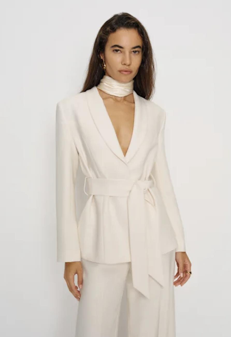 Lea two piece from Reformation in cream