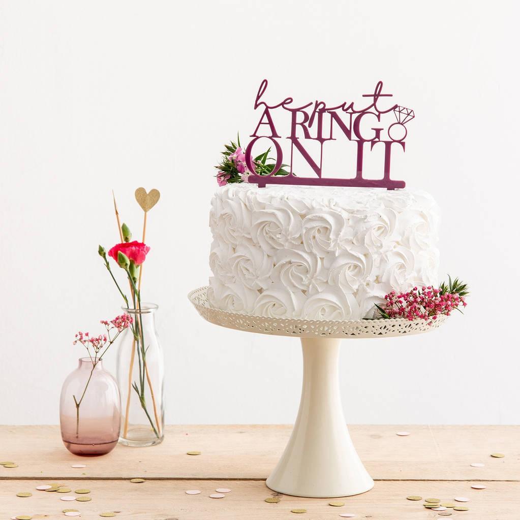 Amazon.com: Joy Ceremony Wedding Cake Decorations, Birthday Cake Flower  Arrangement, Rose Flower Wedding Cake Toppers (Orange) : Grocery & Gourmet  Food