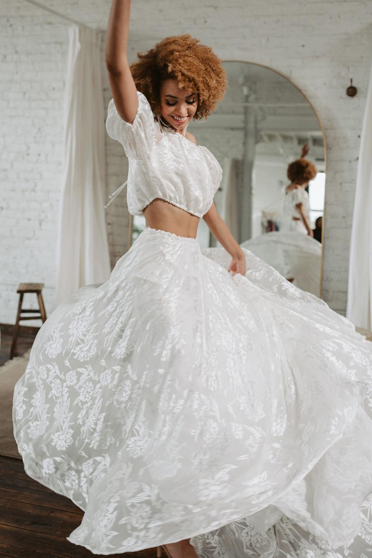 13 Floral Wedding Dresses That Are Anything But Traditional White | by Bride  & Blossom, NYC's Only Luxury Wedding Florist -- Wedding Ideas, Tips and  Trends for the Modern, Sophisticated Bride