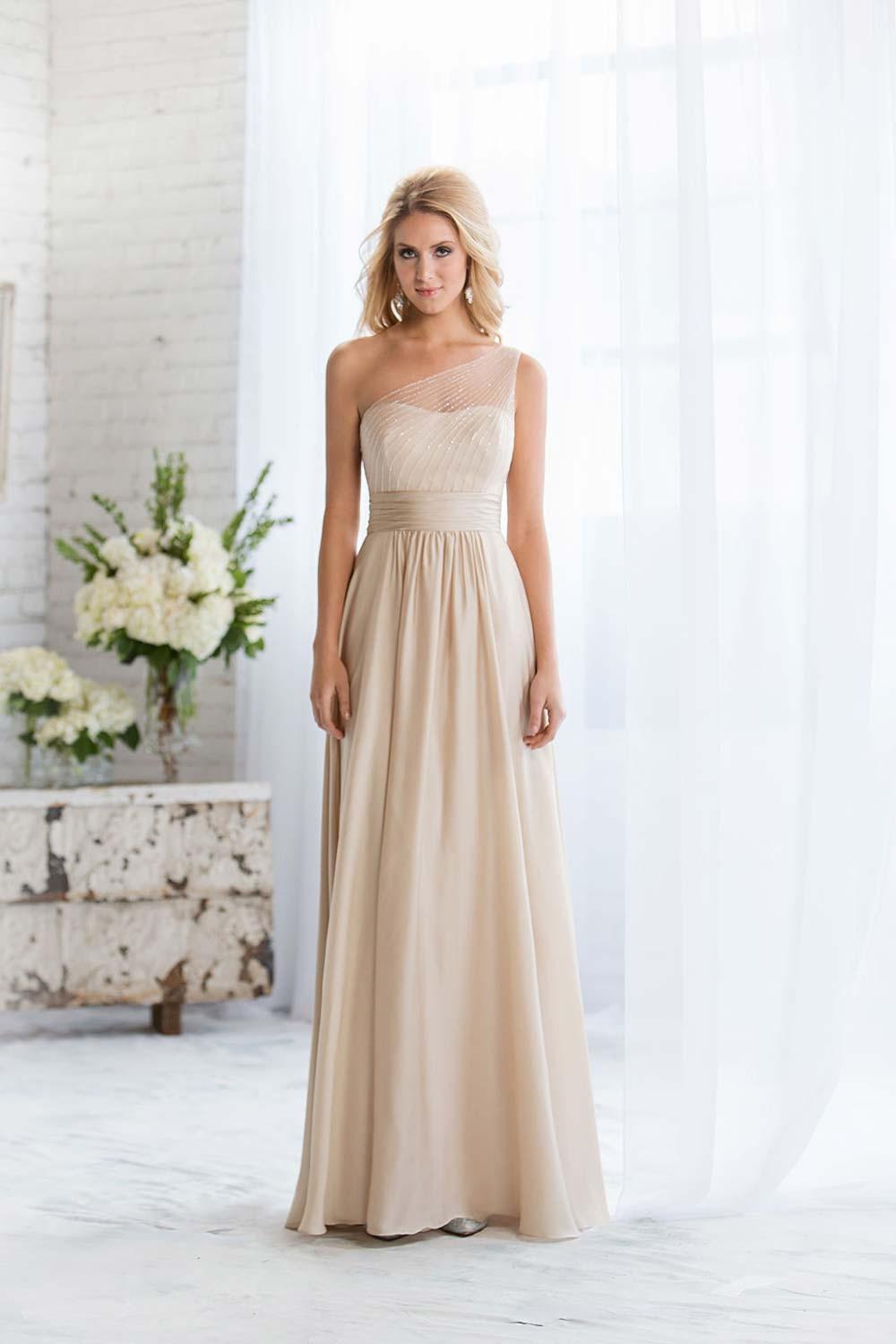 champagne grecian wedding dresses