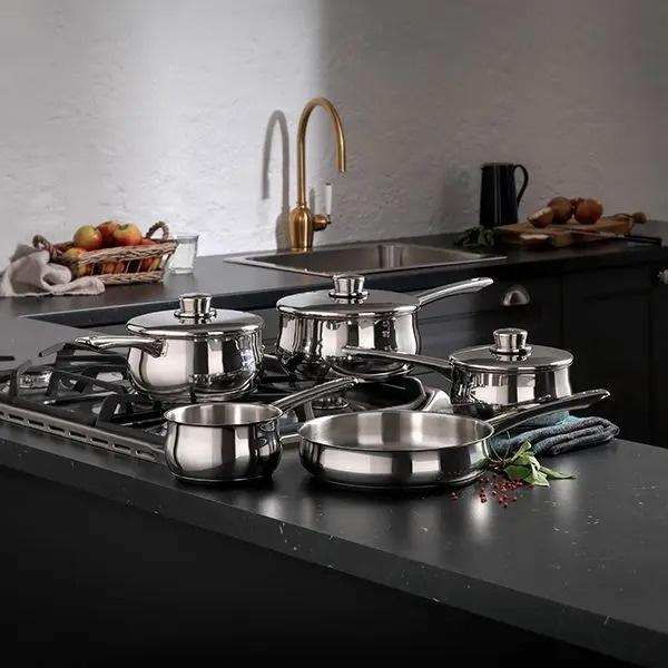 Classic 5 Piece Saucepan Set – Stellar