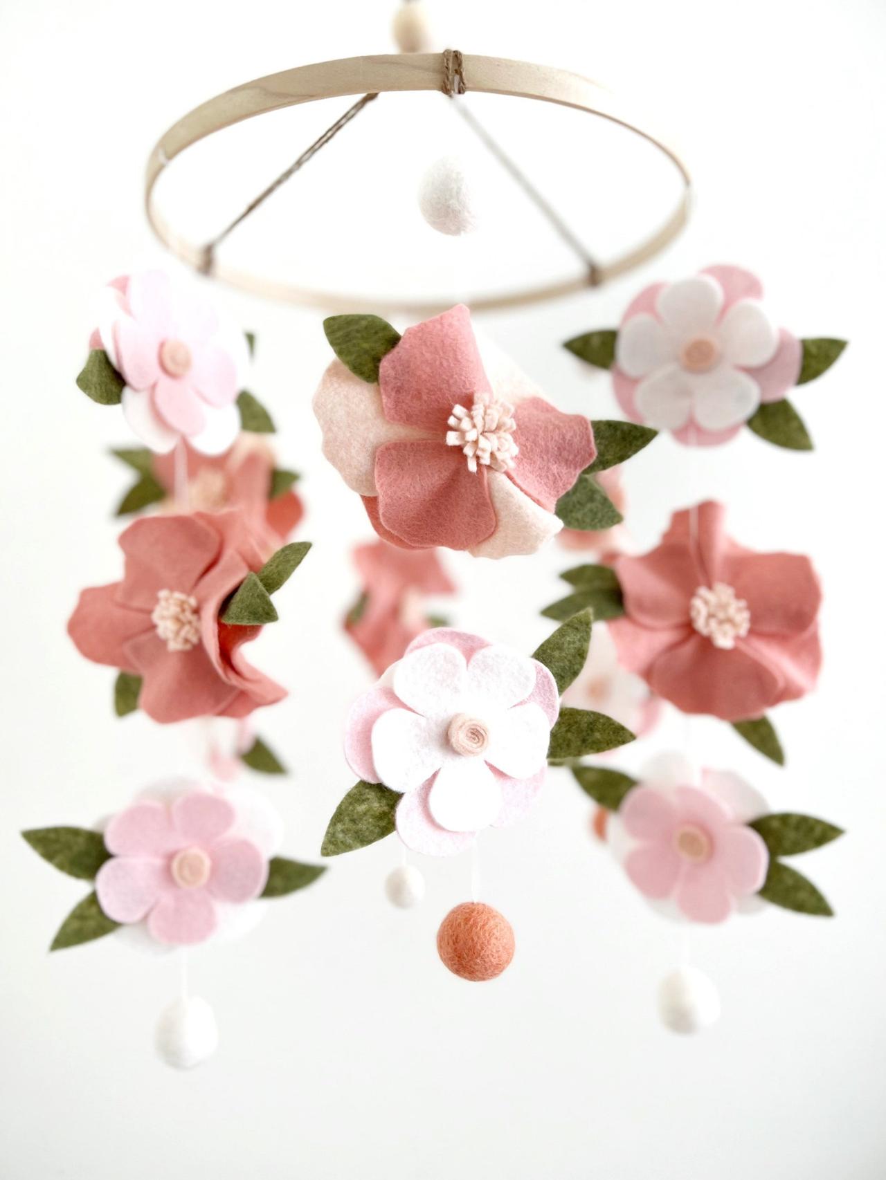 Felt Floral Wedding Mobile
