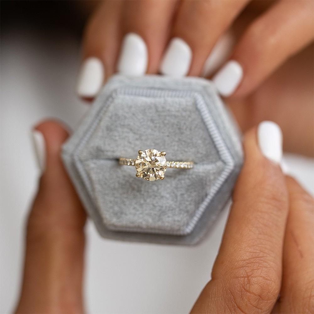 Gabriel Bridal Unique 14K White Gold Vintage Inspired Diamond Halo Engagement  Ring ER12579R4W44JJ - Diamond District