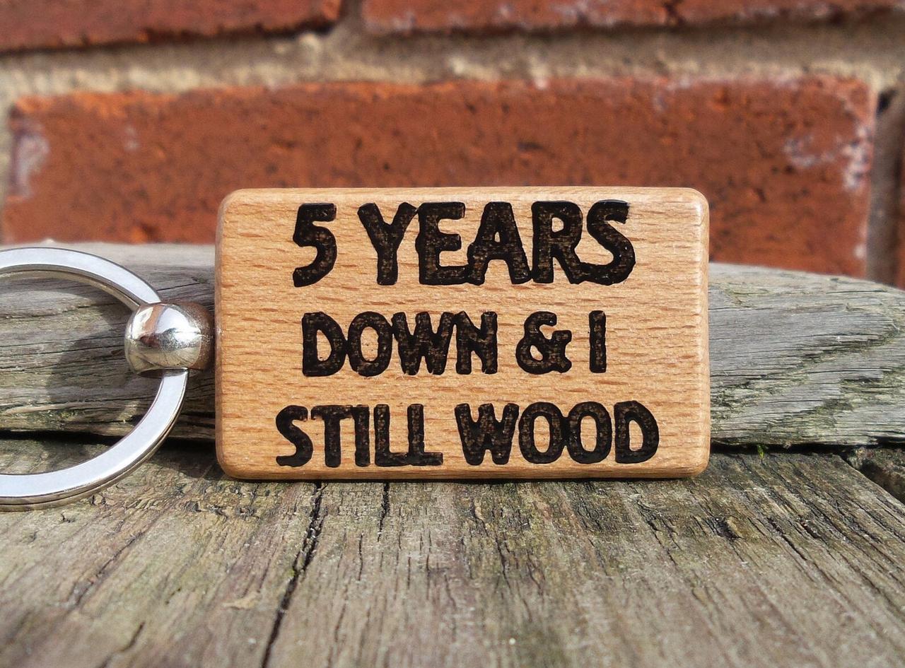 5 Year Anniversary Picture Frame Gifts Wood Wedding Anniversary Frame for  Wif... | eBay