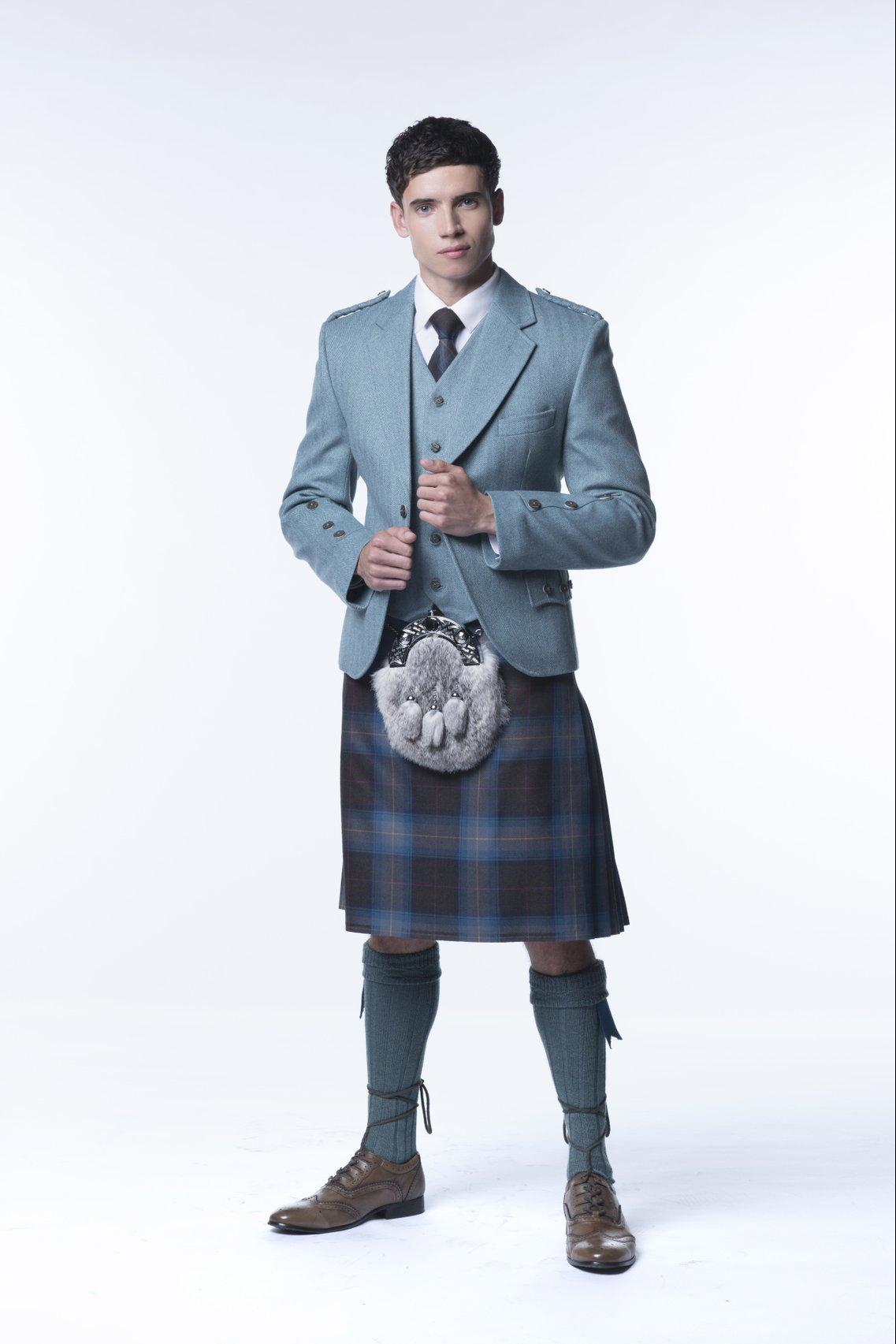 Kilt Belt and Buckle – Northumberland Tartan