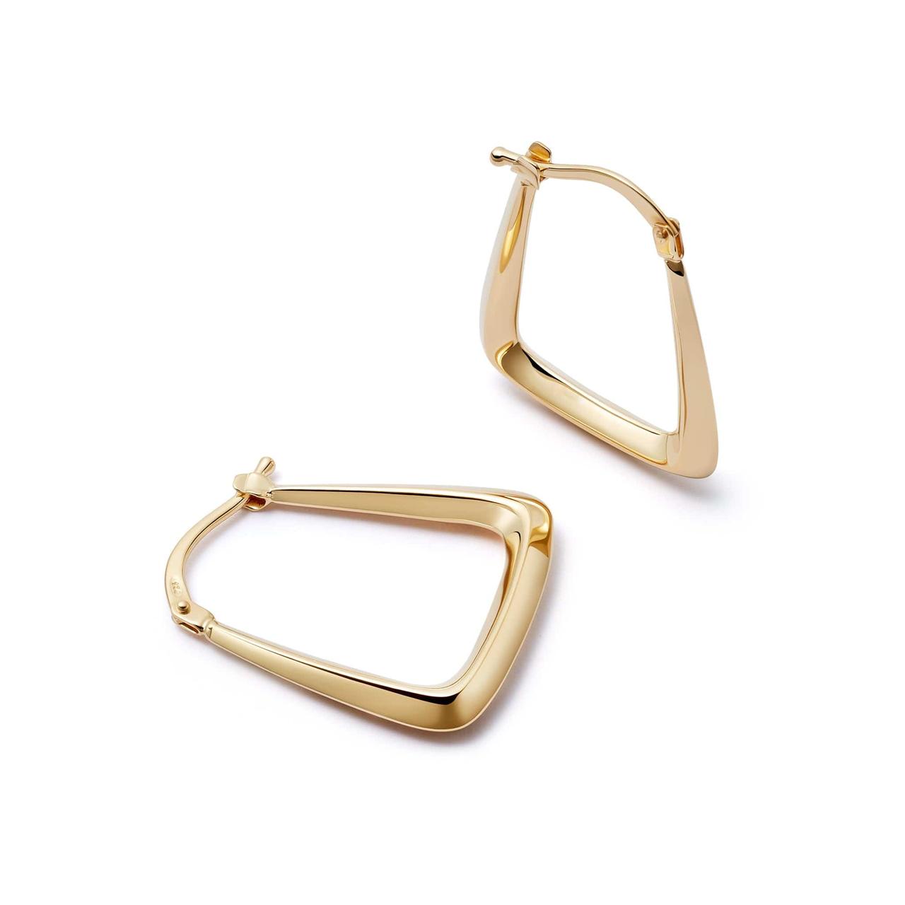 gold hoop earrings