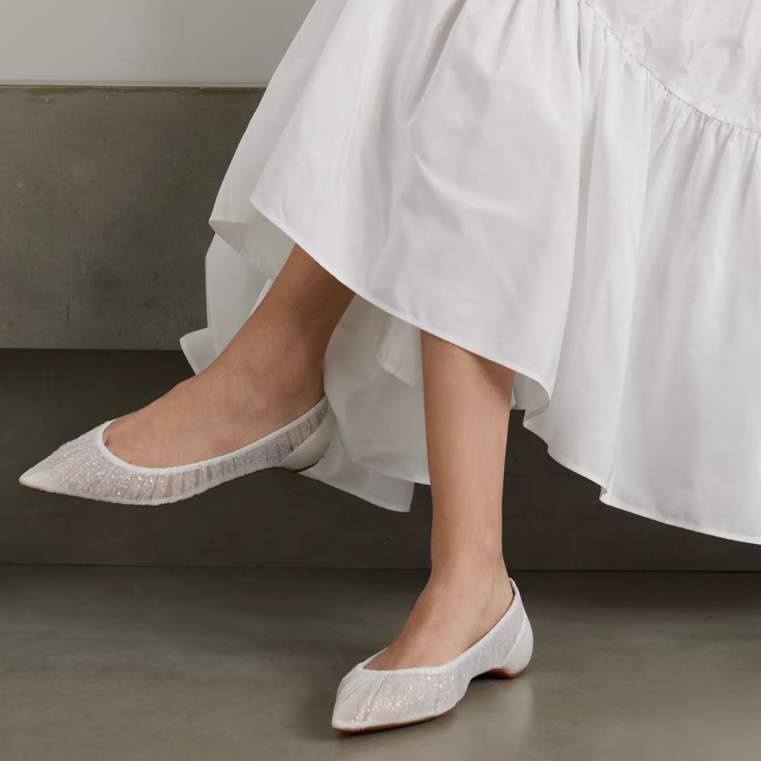 Flat Wedding Shoes: 24 Beautiful Options to Give Your Feet a Break -   
