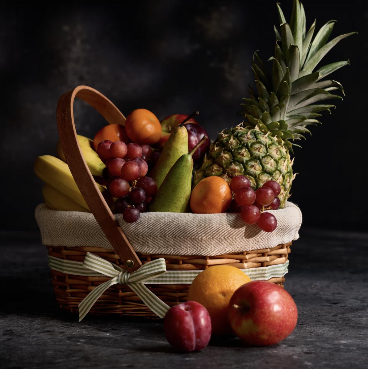 fresh fruit hamper of exotic fruits from M&S