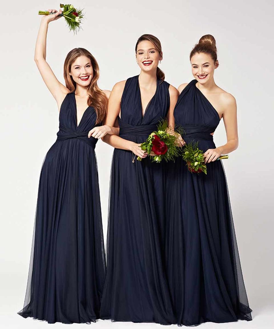 The Best Navy Bridesmaid Dresses - hitched.co.uk - hitched.co.uk