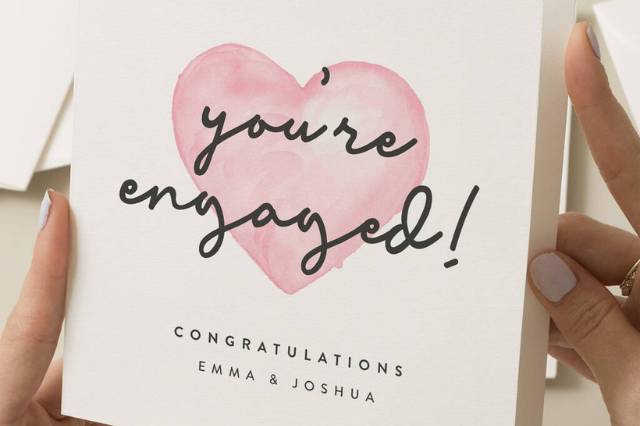 What to Write in an Engagement Card