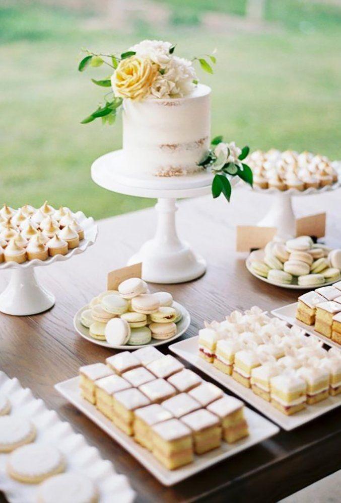 DIY Wedding Reception Dessert Tablescape