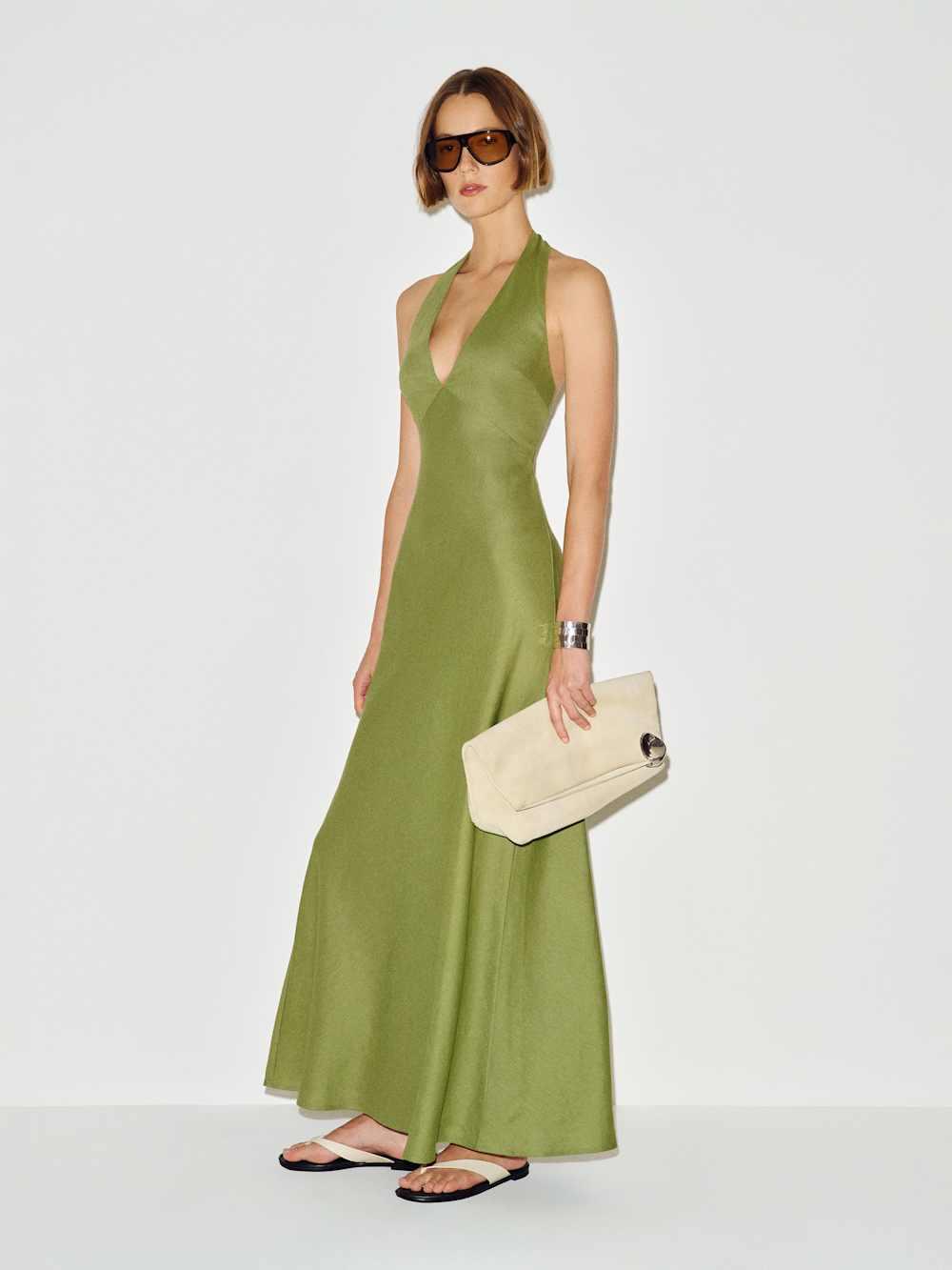 Delilah Linen Dress Reformation