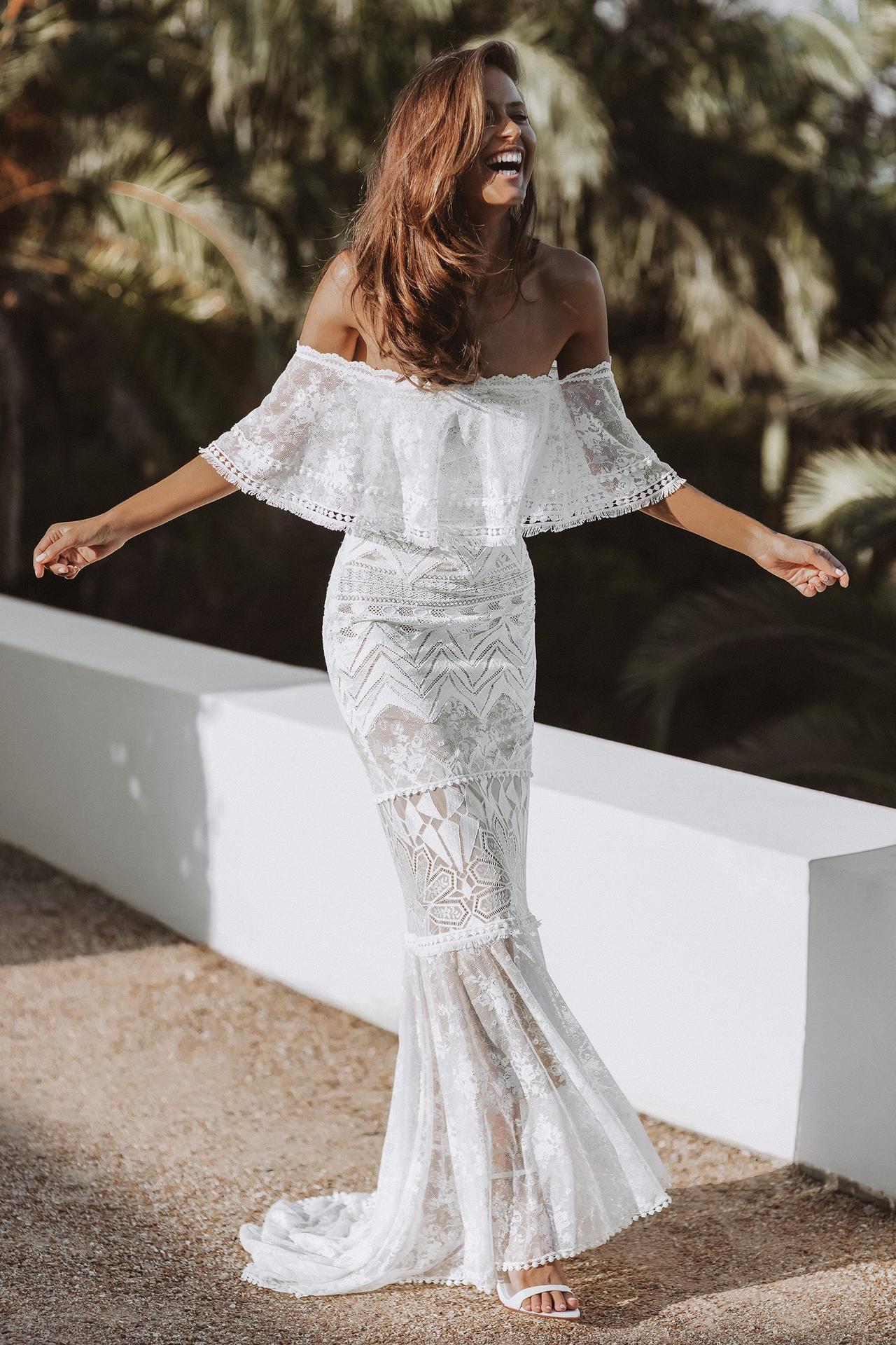 39 Beautiful Beach Wedding Dresses for 2021 -  
