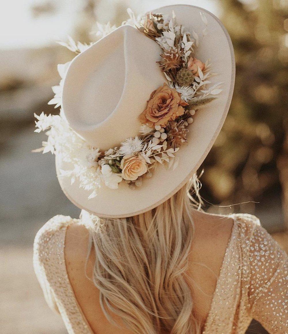 flower crown hat