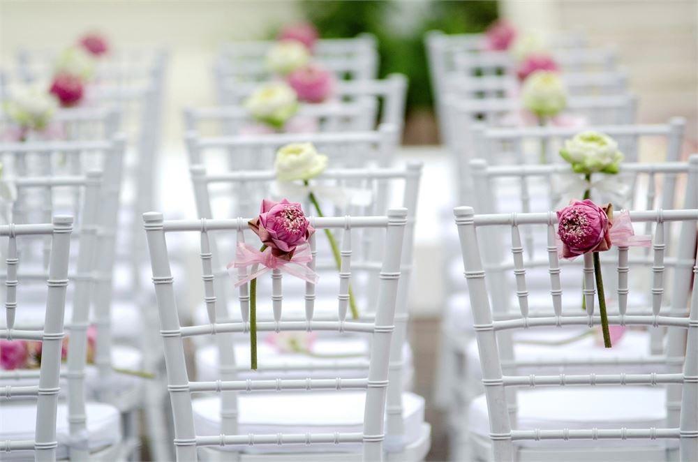 The Perfect Chair Sash Style for Your Next Event!  Wedding chair  decorations, Wedding chairs, Wedding decorations