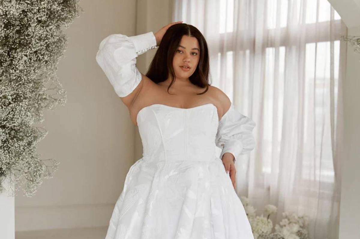 Plus size detachable wedding dress best sale