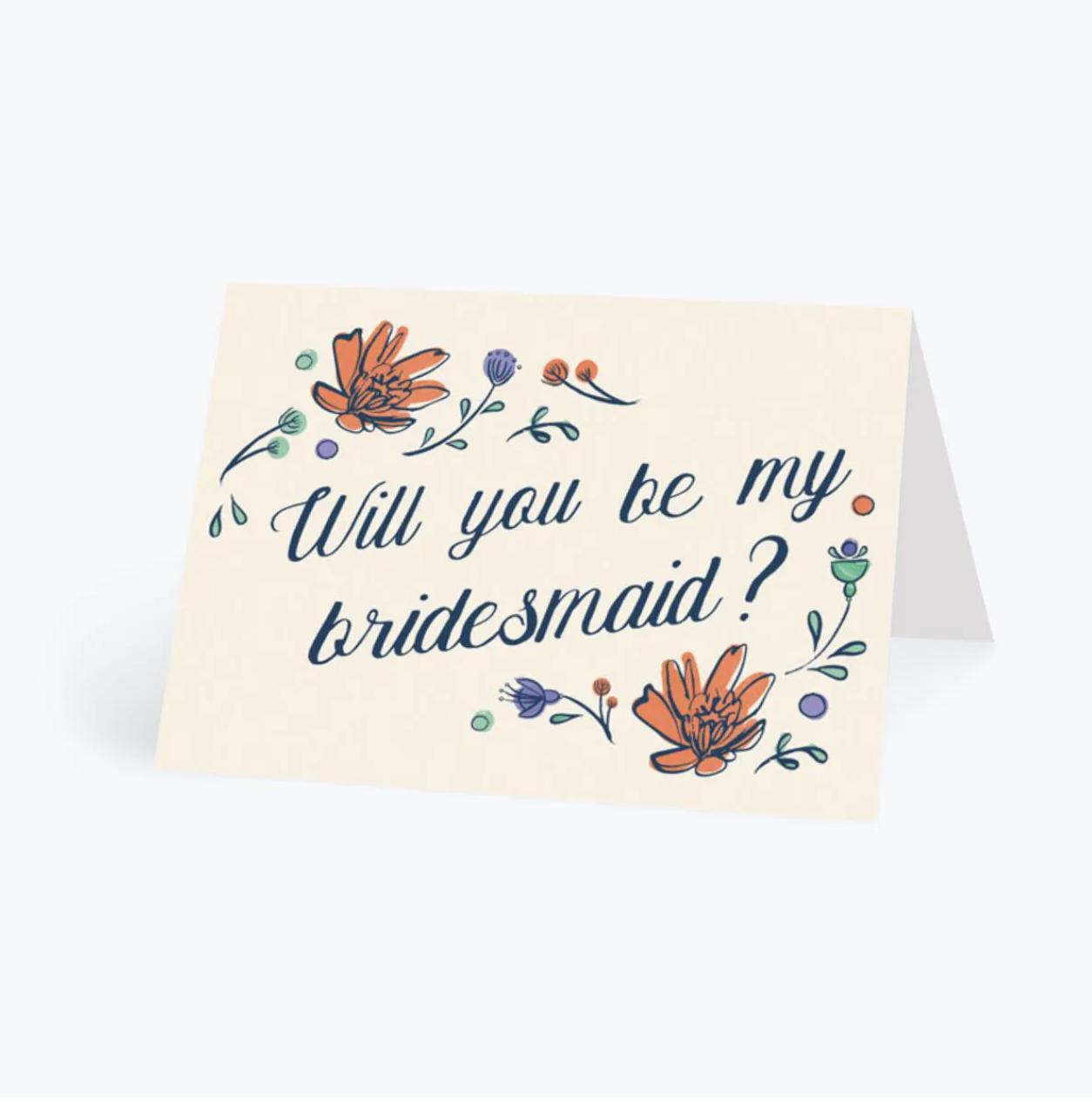 Will You Be My Bridesmaid? 23 Ways to Pop The Question - hitched In Will You Be My Bridesmaid Card Template