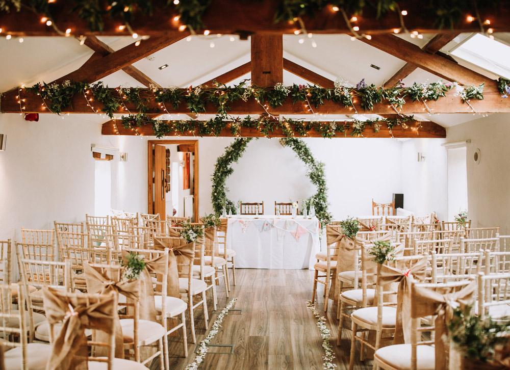 The Fawsley Suite at Northamptonshire wedding venue The Granary at Fawsley