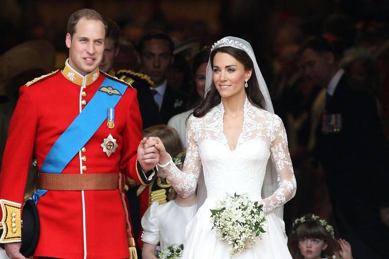 Kate Middleton and Prince William wedding day