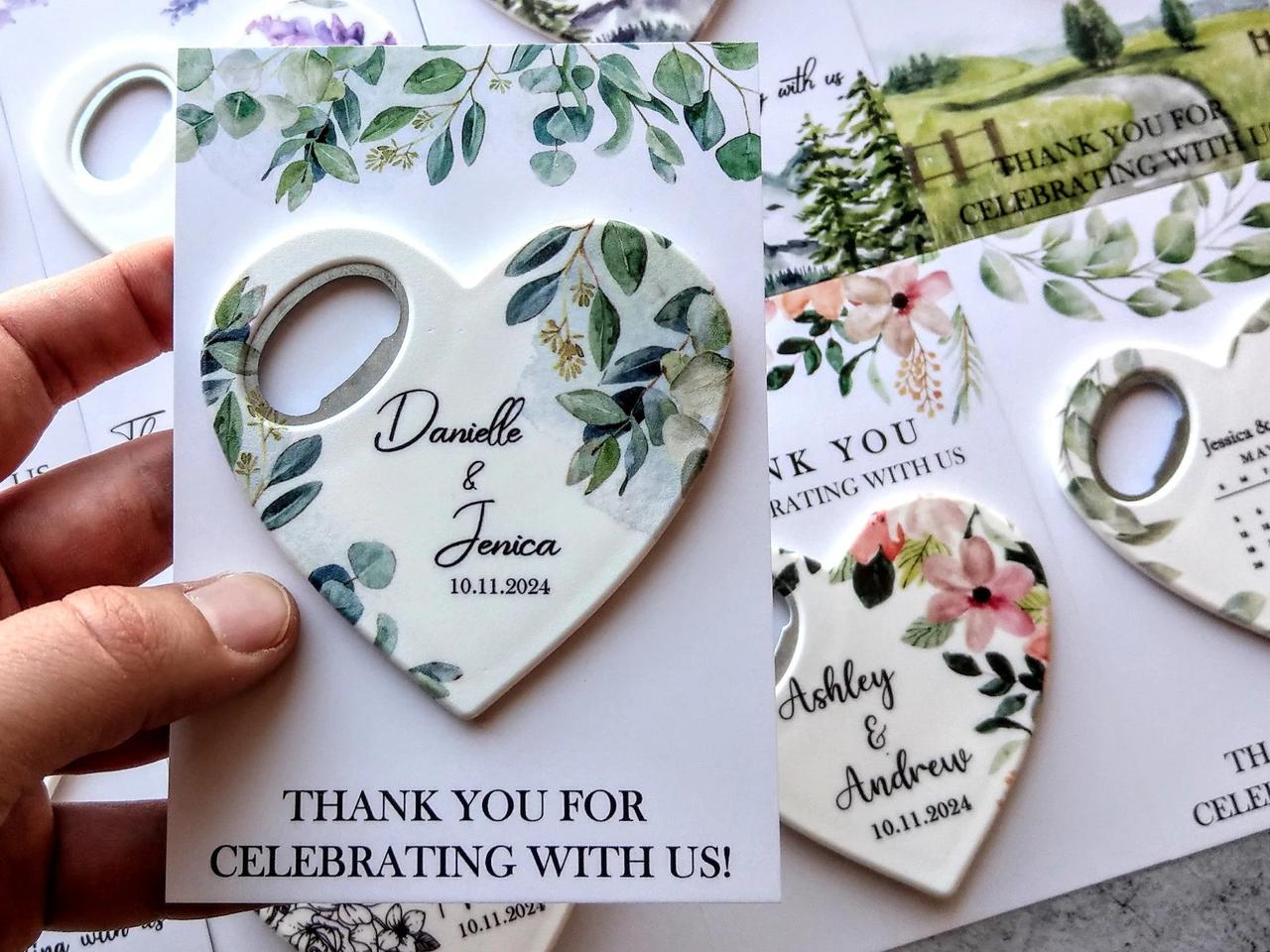 magnet bottle opener wedding favour