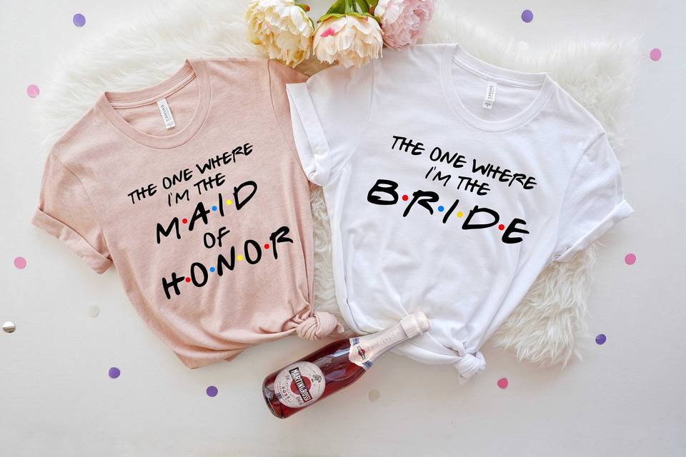 Friends themed hen party/bachelorette Tshirts