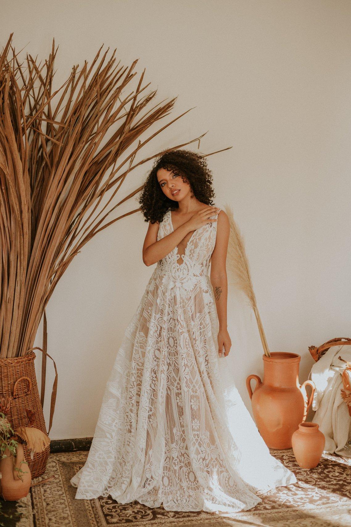 Bride in a wedding dress