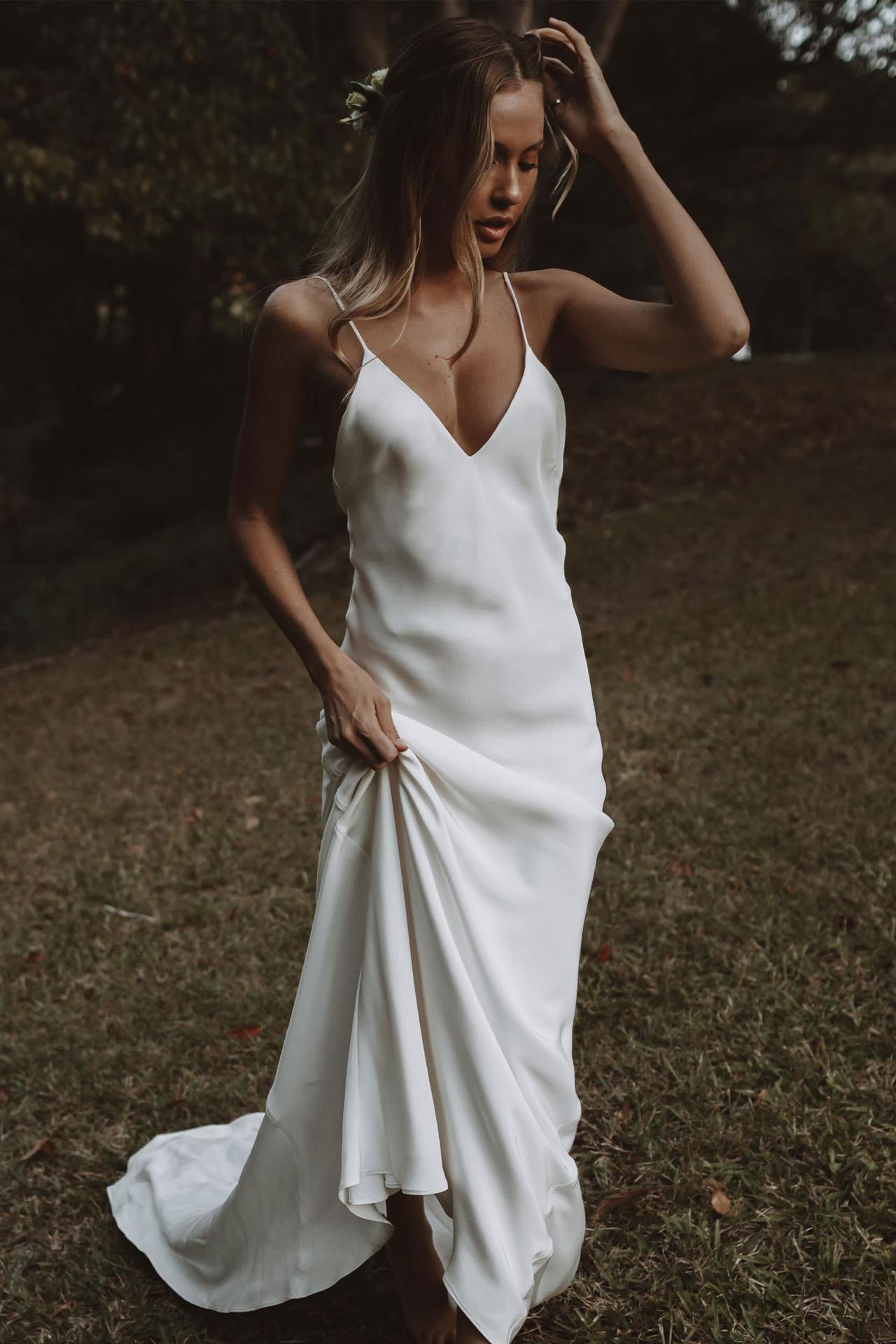 Designer Creates Illusion Wedding Gowns for Black Women