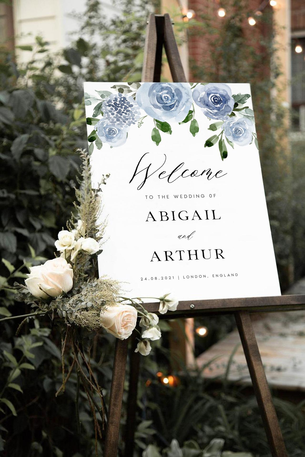 hochzeitsdekoration-haus-garten-personalised-welcome-to-our-wedding