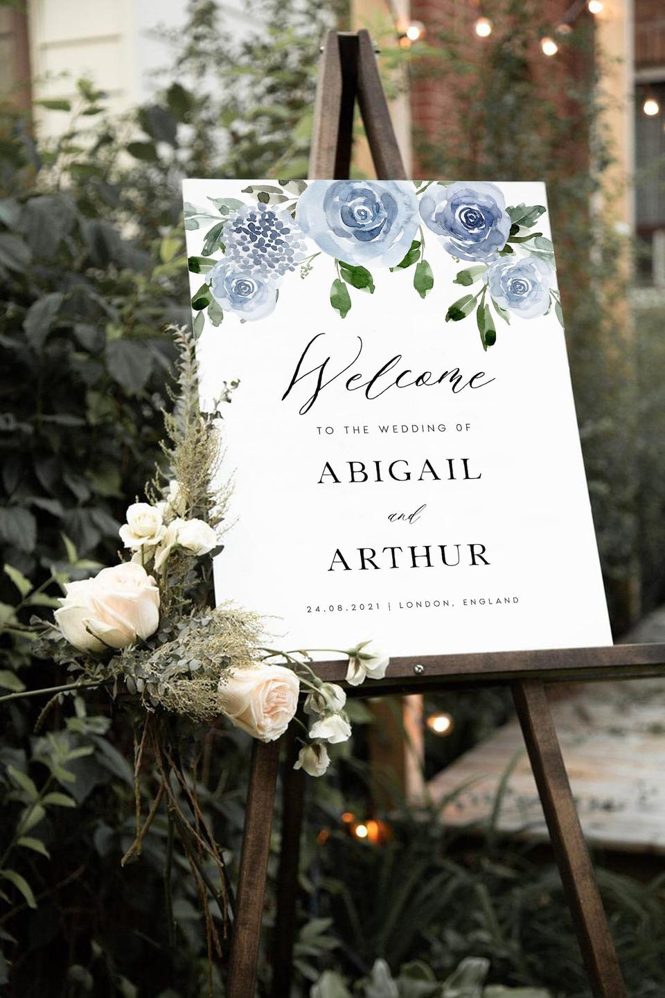 50 Chic Wedding Welcome Sign Ideas - hitched.co.uk