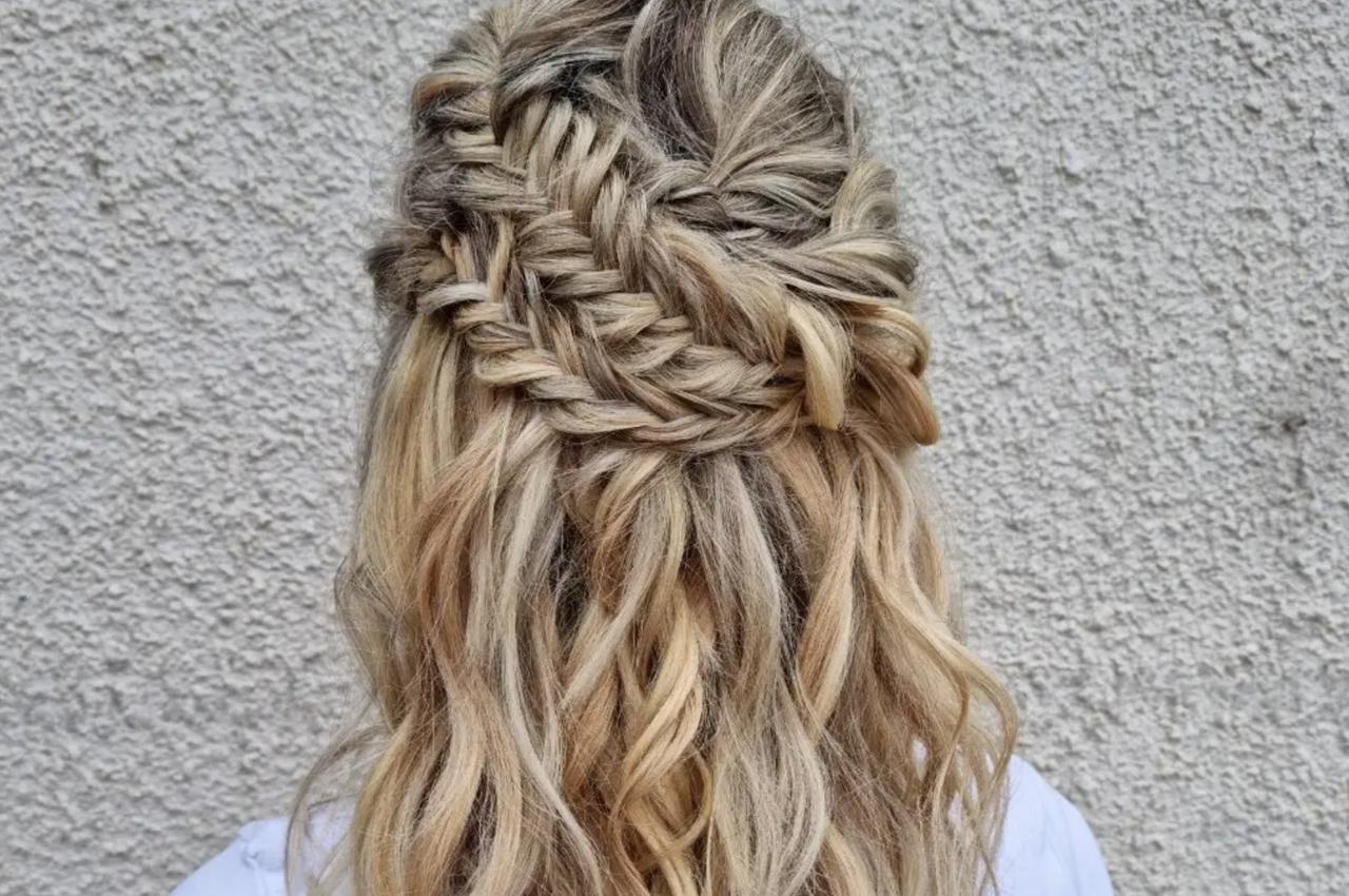 country wedding braided hairstyles