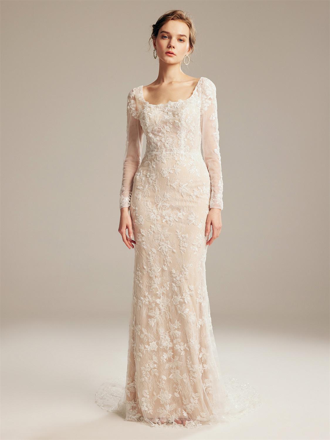 Square Neck Wedding Dresses 28 of the Best Styles hitched.co.uk
