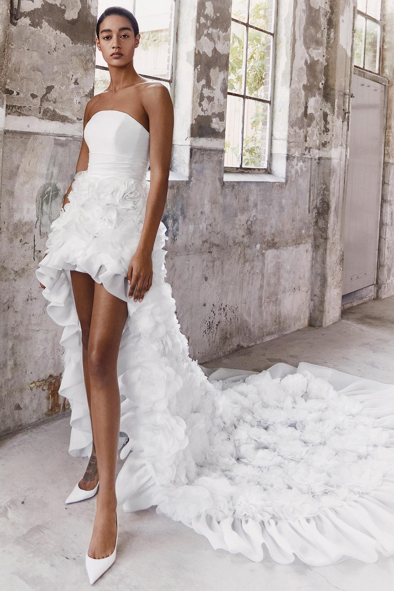 Short Front Long Back Dress Prom | Elegant Wedding Evening Dresses - Robe  De Soiree - Aliexpress