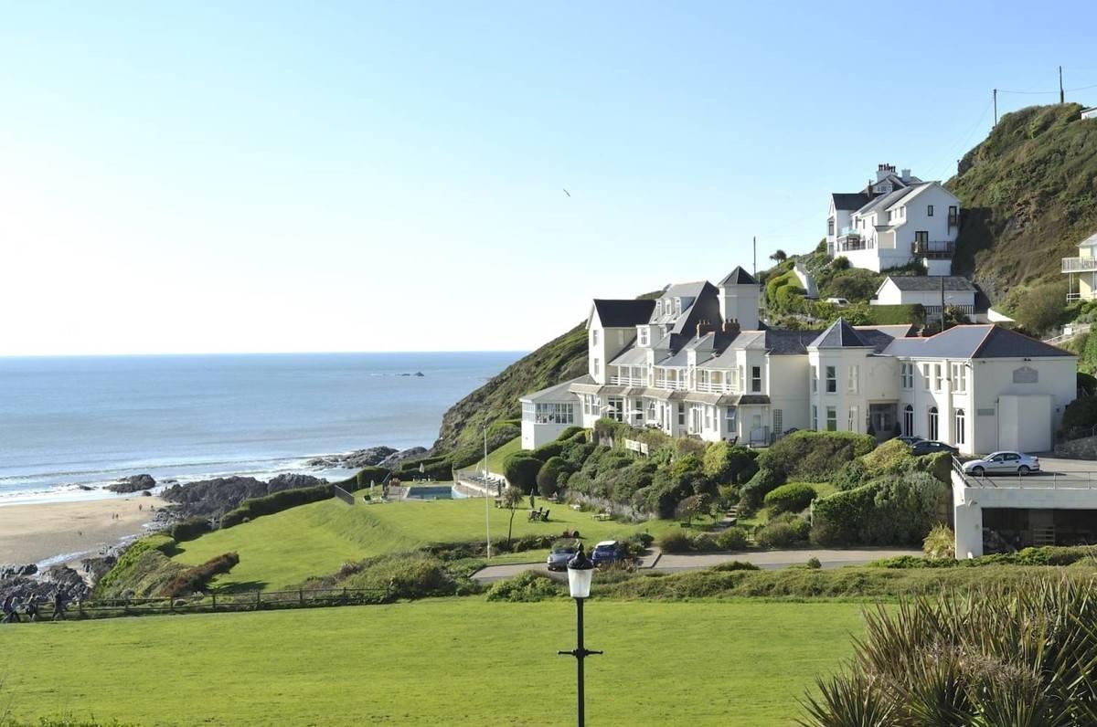 Small wedding venue overlooking the coast