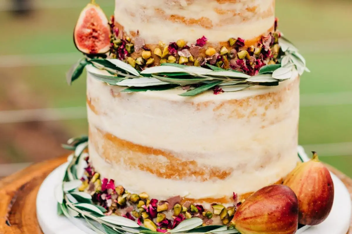 Naked Cake with Flower Arrangement (2 tiers) - The Sugar Hub