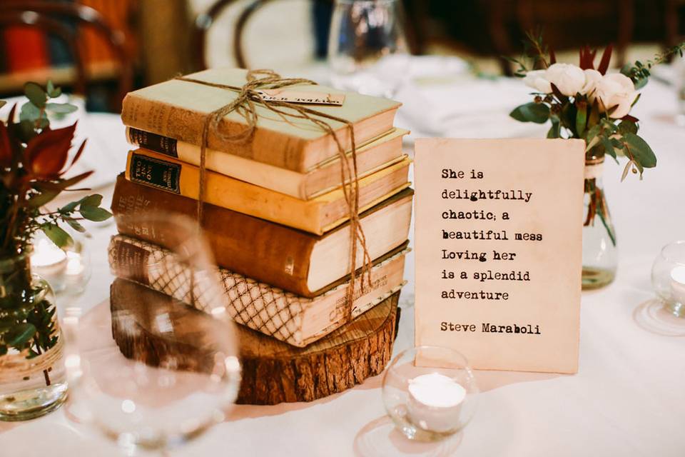 Vintage Table Centerpieces