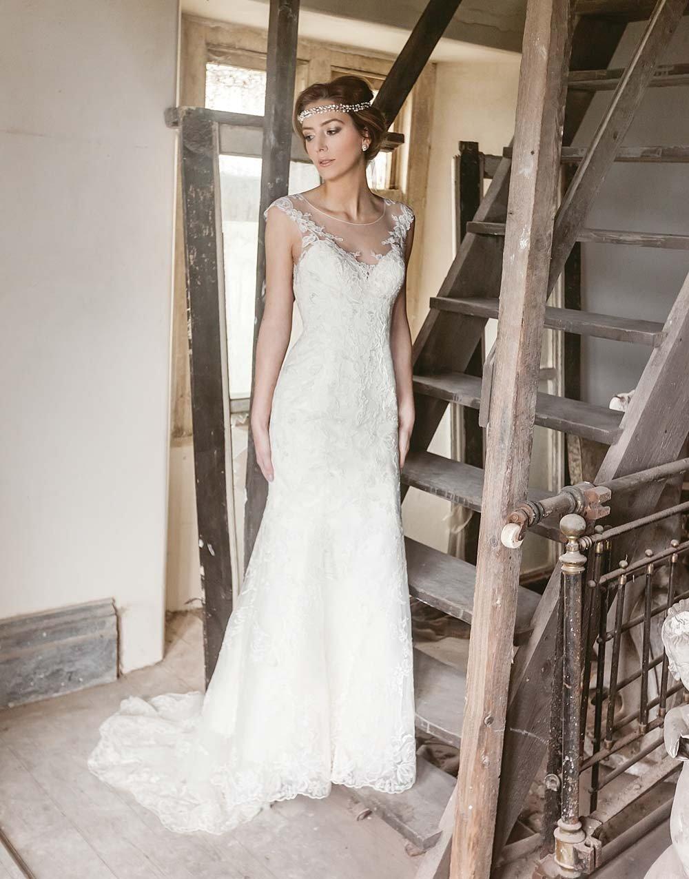 Wedding Dresses with Illusion Necklines: 27 of Our Favourite Styles -   